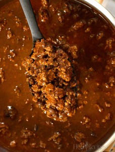 HCG Diet Chili Recipe for the HCG Phase 2 from the HCG Diet Gourmet Cookbook Vol 1 Picture all meat chili