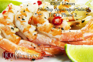 Chili Limon Shrimp Asparagus Salad Recipe HCG Phase 2 Chili Lemon with Chilies and Lemon Lime