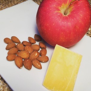 P3 Snacks Apple, almonds, cheese