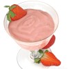 HCG Strawberry Recipe Strawberry Cheesecake in glass
