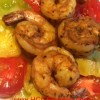 HCG Phase 2 Shrimp Recipe picture with Herbs and Heirloom Tomatoes