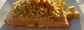 Macadamia Nut Ginger Salmon Recipe HCG Phase 3